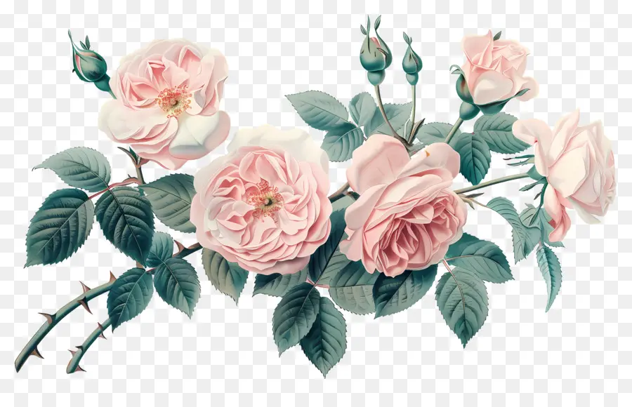 Roses Anciennes，Roses Roses PNG