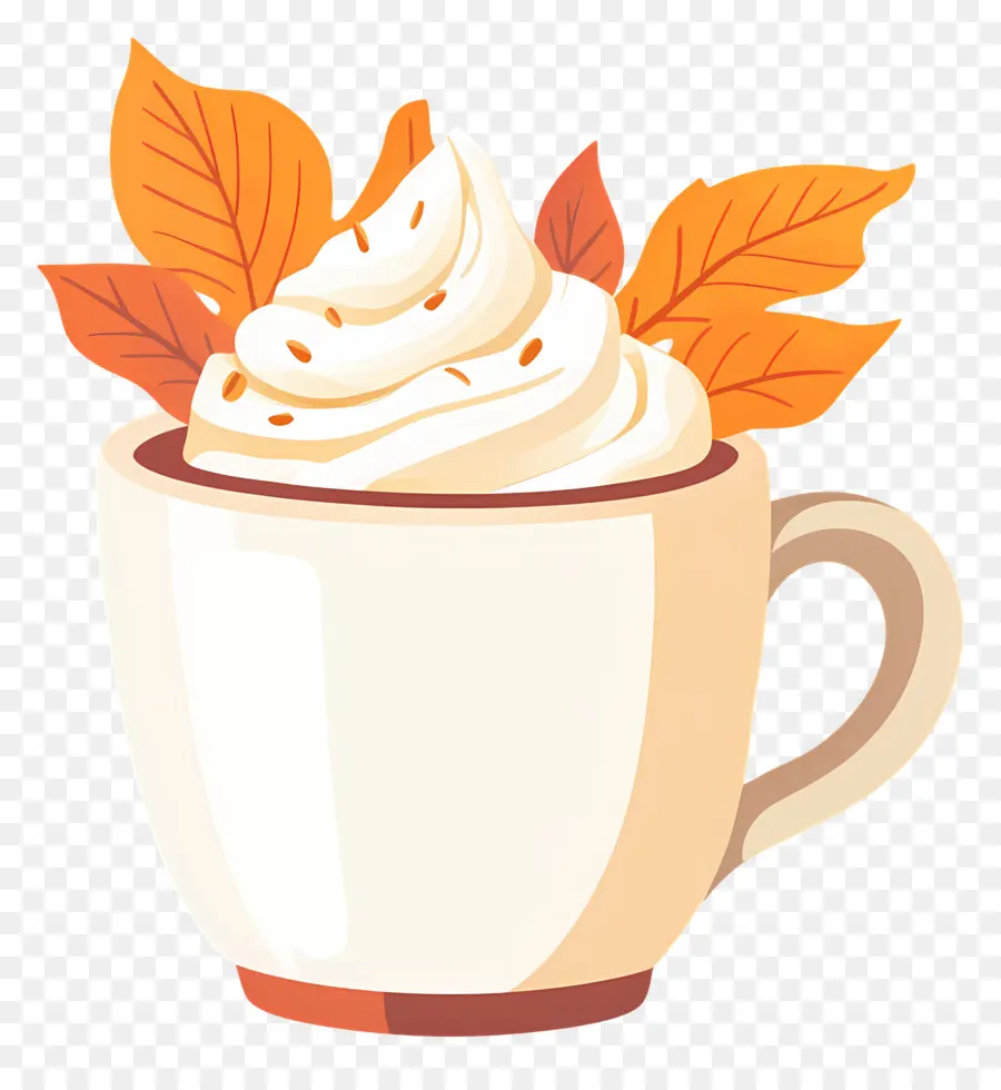 Café D'automne，Tasse à Café D'automne PNG