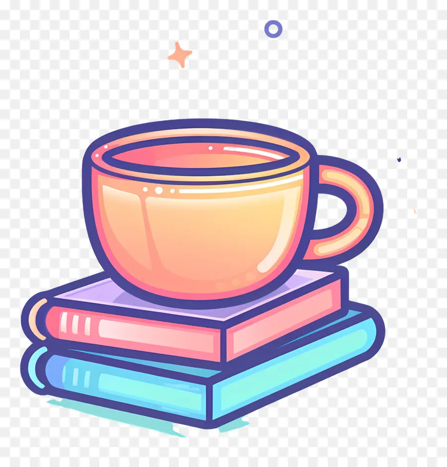 Livre Et Café，Coupe Sur Les Livres PNG