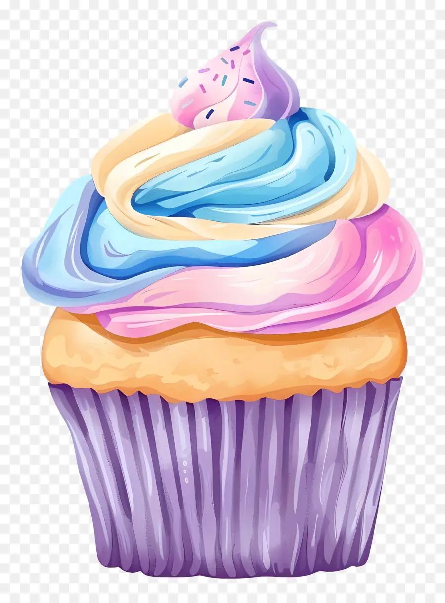 Petit Gâteau Mignon，Cupcake à La Cerise PNG