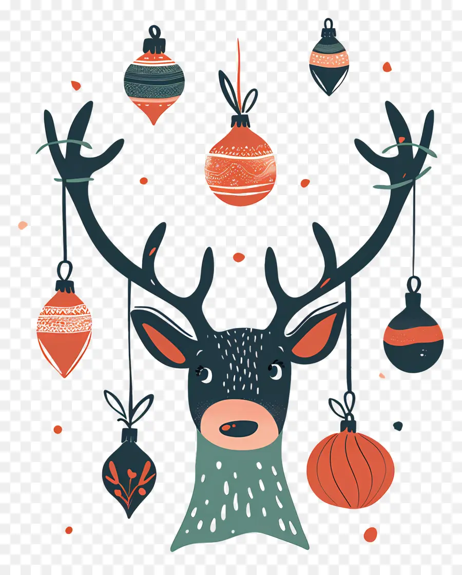 Cerf De Noël，Renne PNG