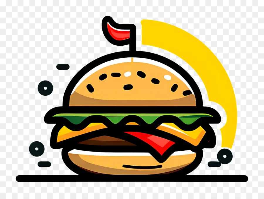 Logo De Hamburger，Hamburger Simple PNG