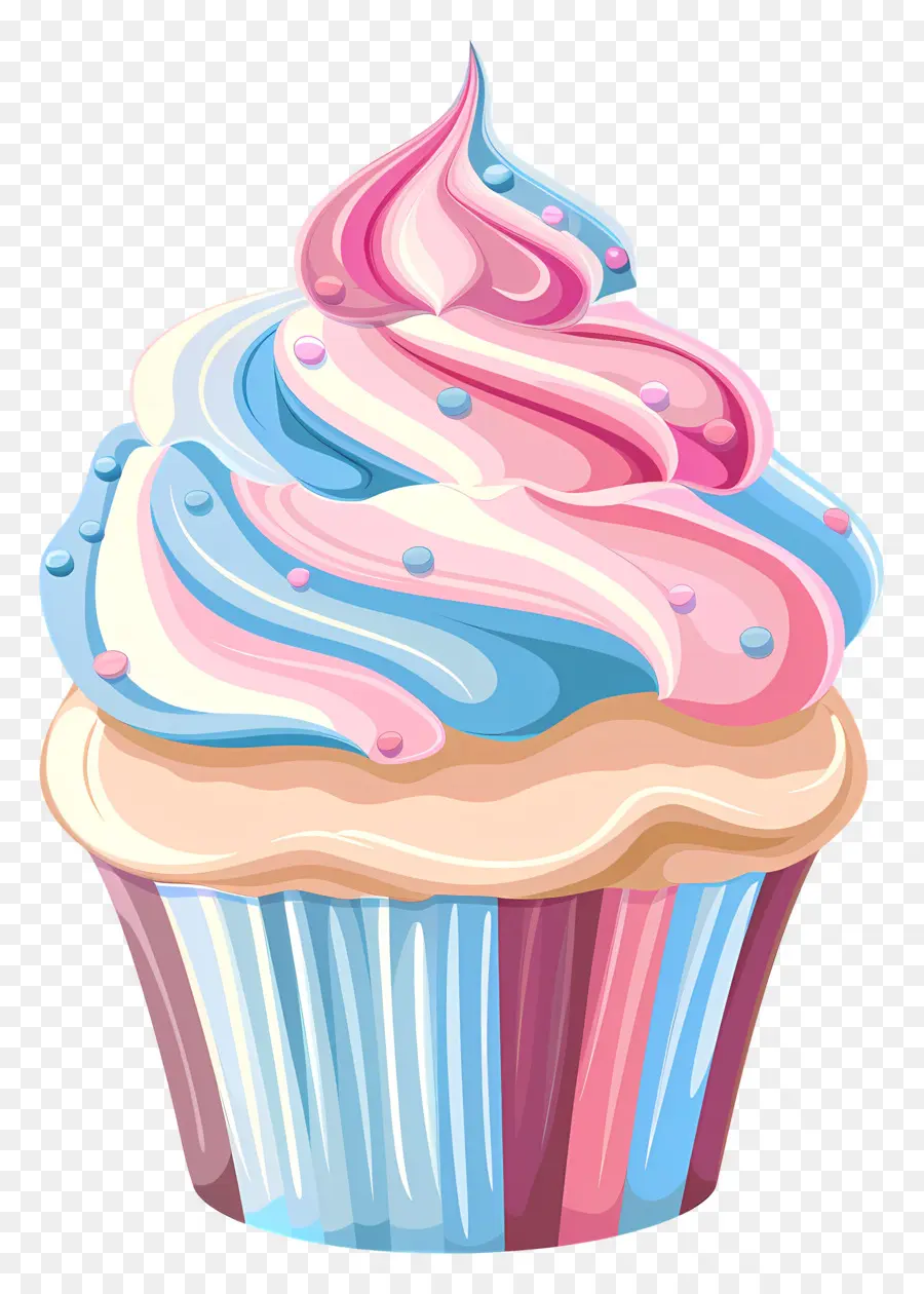 Petit Gâteau Mignon，Cupcake à La Cerise PNG