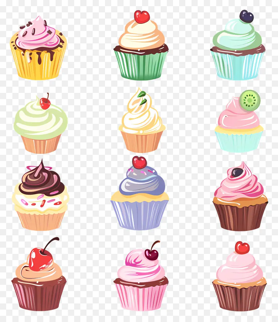 Petit Gâteau Mignon，Petits Gâteaux Colorés PNG