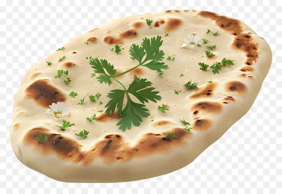 Pain Naan，Coriandre PNG