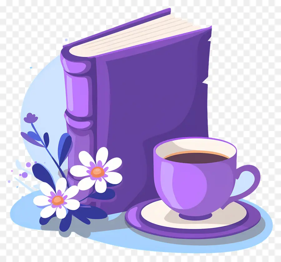 Livre Et Café，Livre Et Tasse PNG