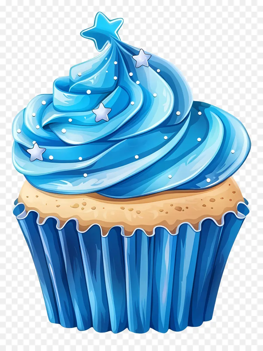 Petit Gâteau Animé，Petit Gâteau Bleu PNG