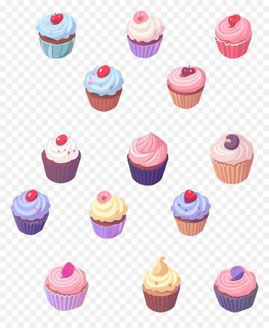 Petits Gâteaux，Petits Gâteaux Colorés PNG