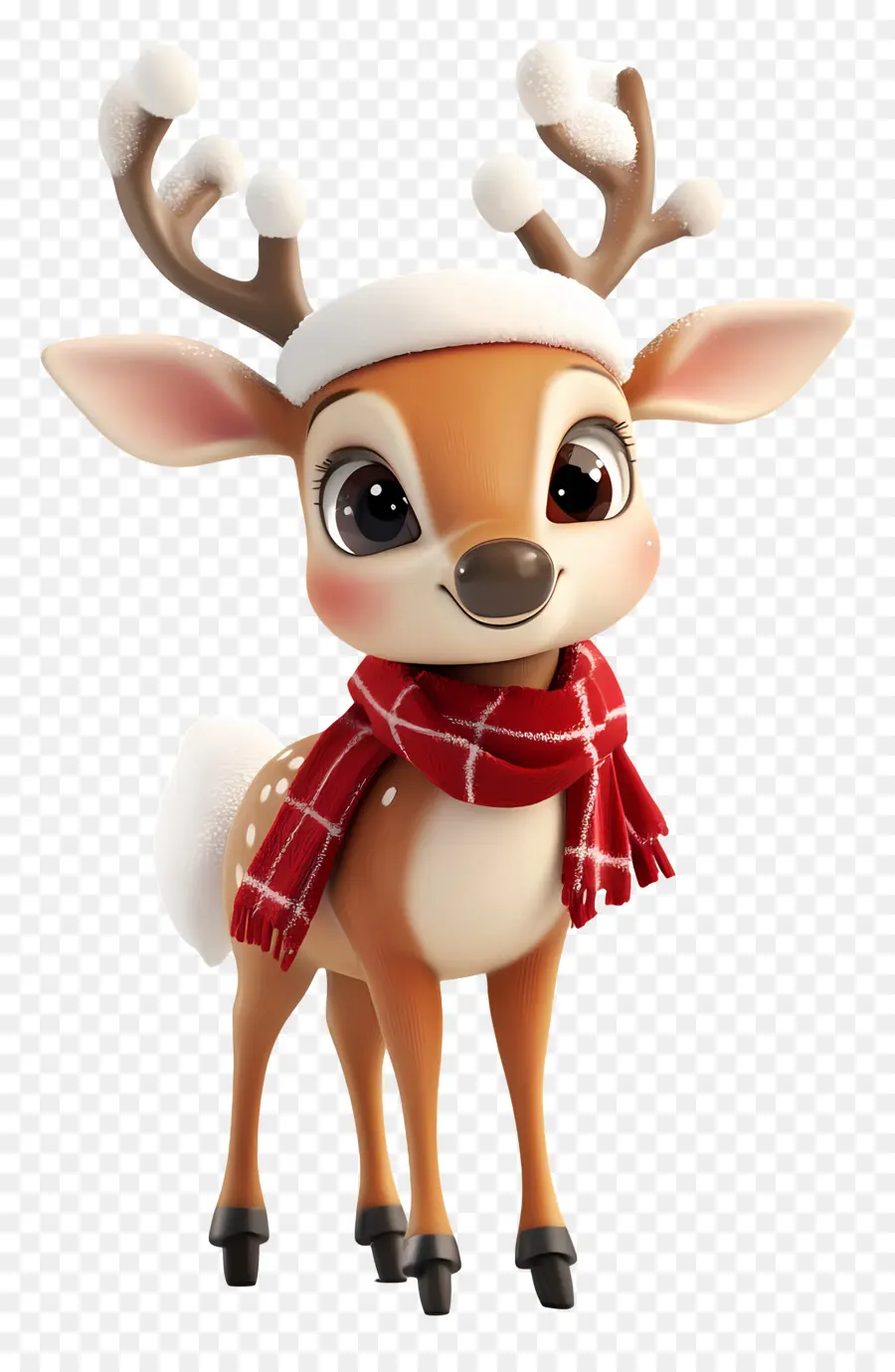 Cerf De Noël，Renne Mignon PNG