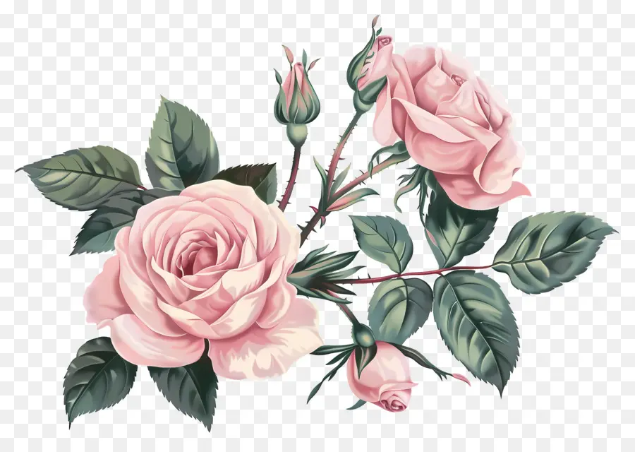 Roses Anciennes，Roses Roses PNG