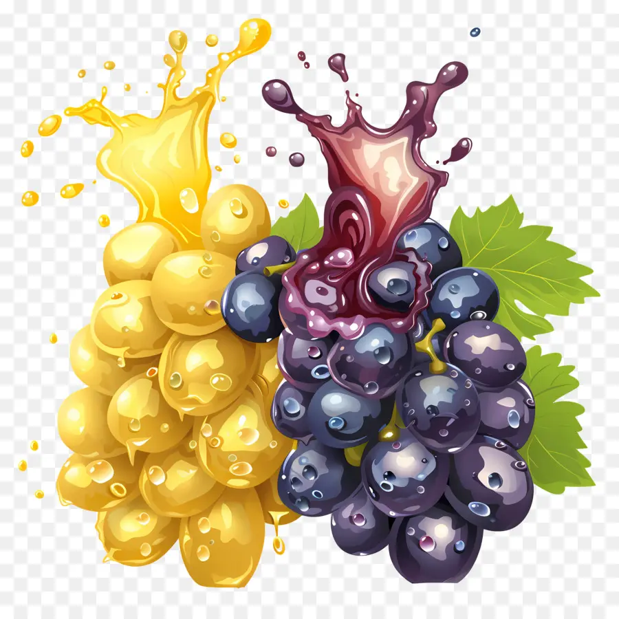 Éclaboussure De Raisins，Jus PNG