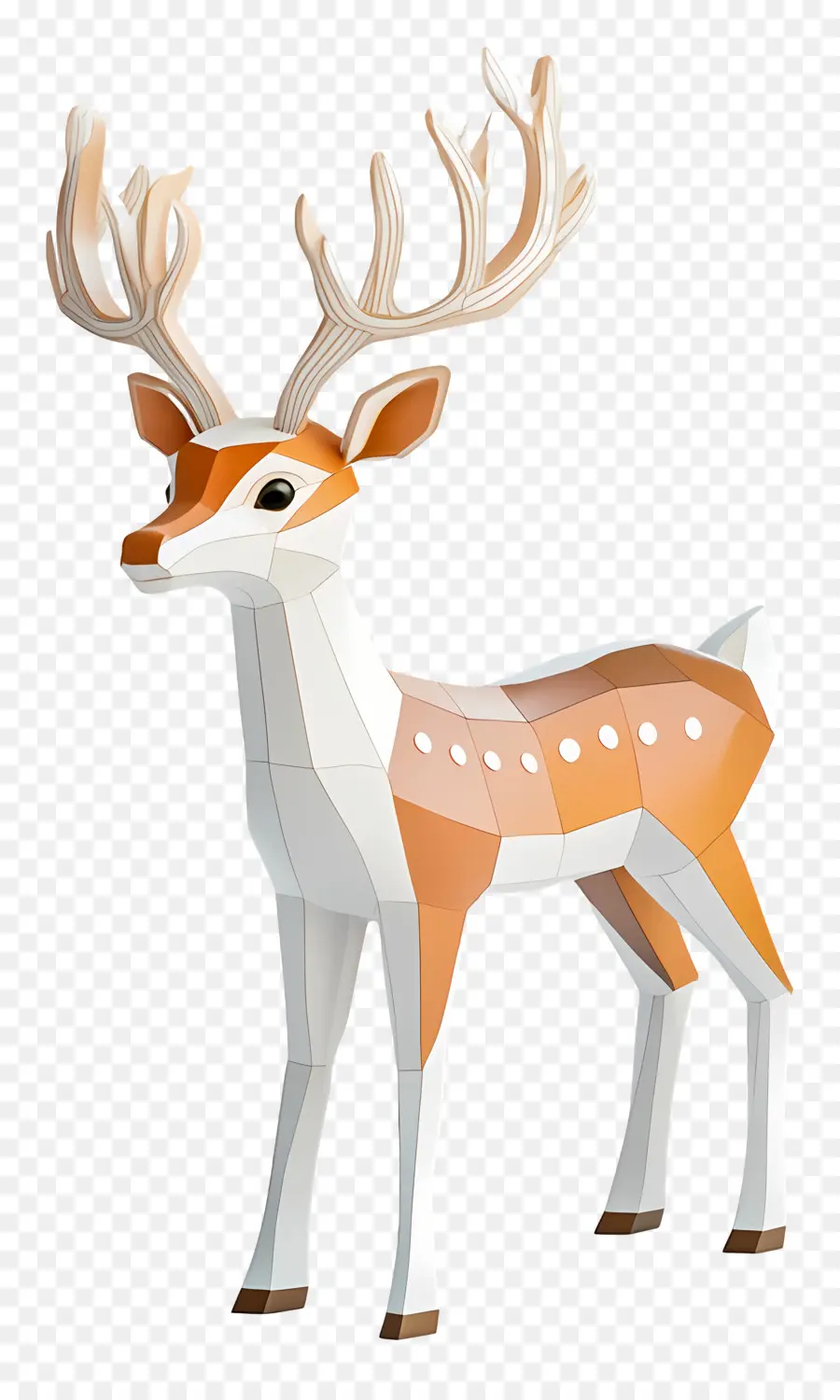 Cerf De Noël，Cerf De Dessin Animé PNG