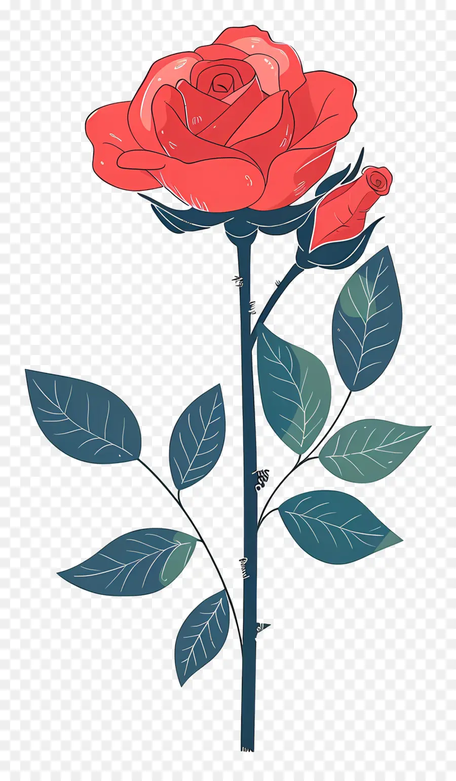 Rose Rouge，Romance PNG