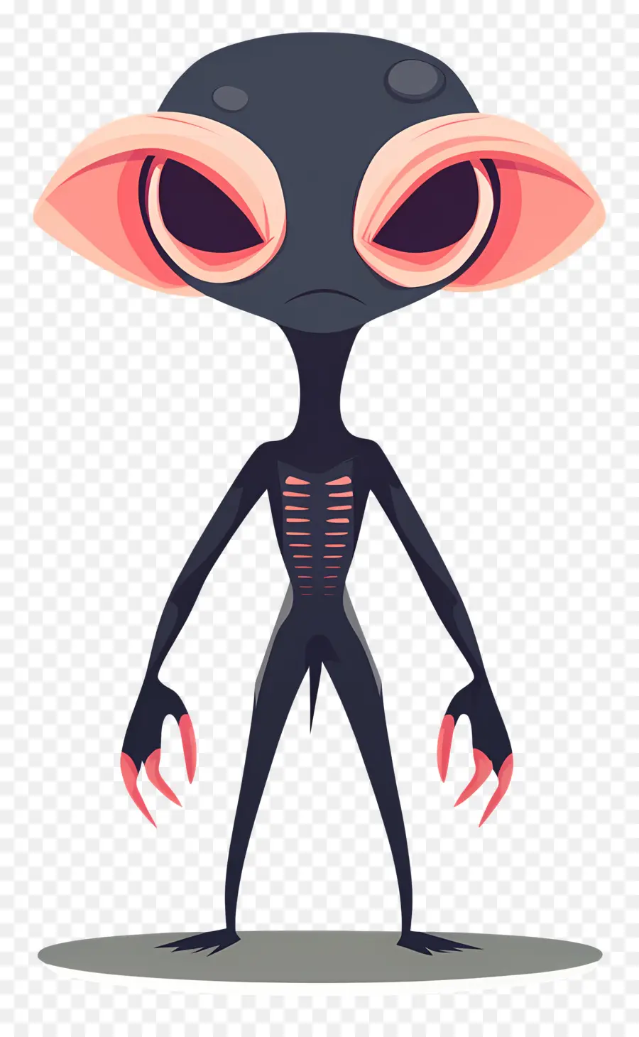 Extraterrestre Effrayant，Extraterrestre De Dessin Animé PNG