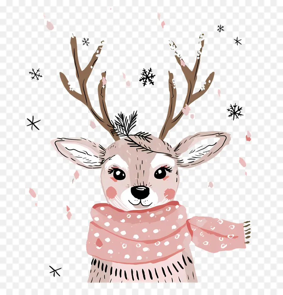 Cerf De Noël，Renne PNG