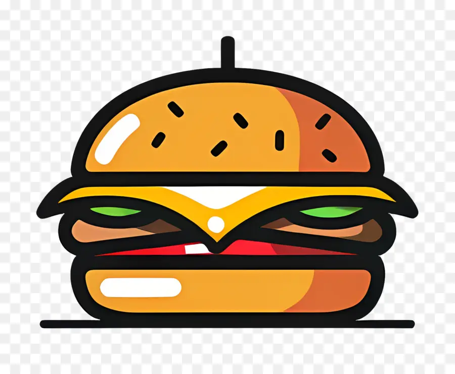 Logo De Hamburger，Hamburger Simple PNG