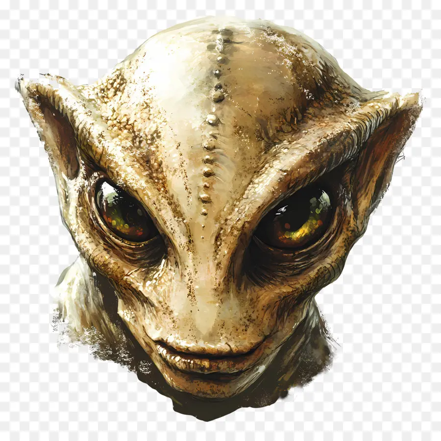 Extraterrestre Effrayant，Tête D'extraterrestre PNG