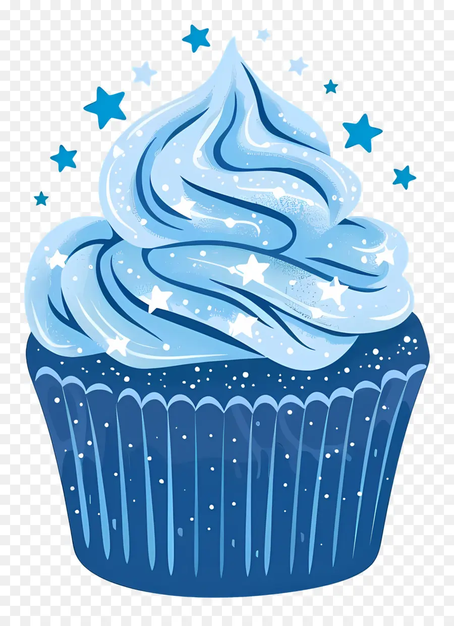 Petit Gâteau Animé，Petit Gâteau Bleu PNG