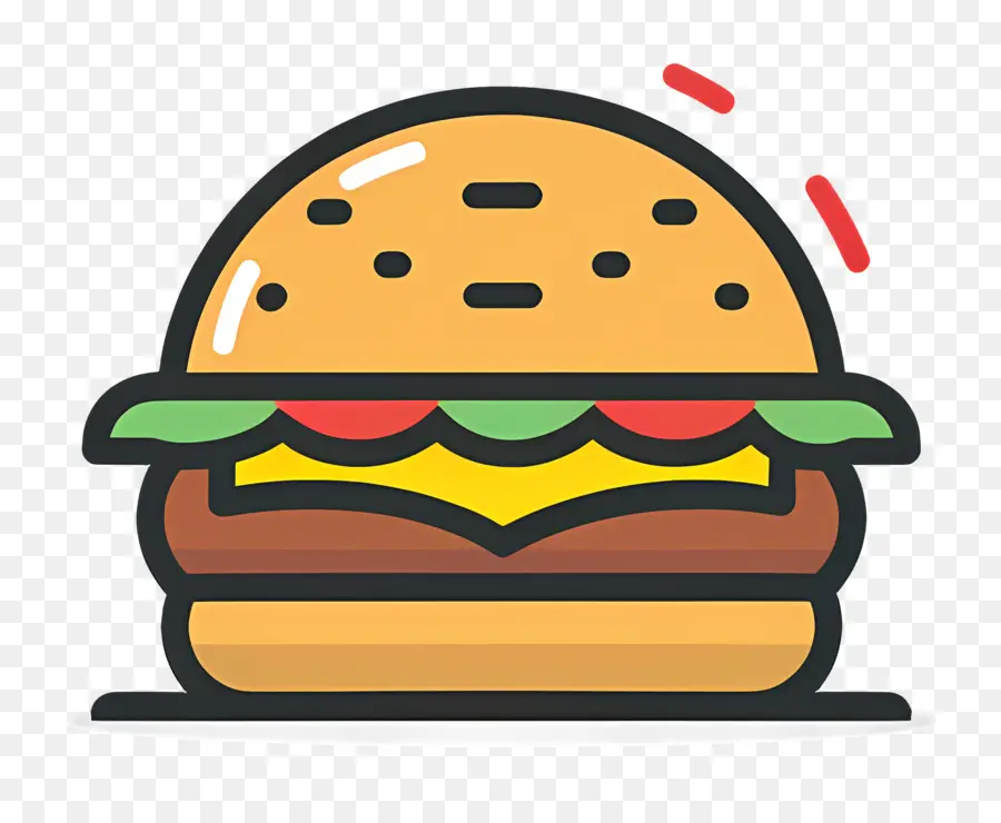 Logo De Hamburger，Hamburger Simple PNG