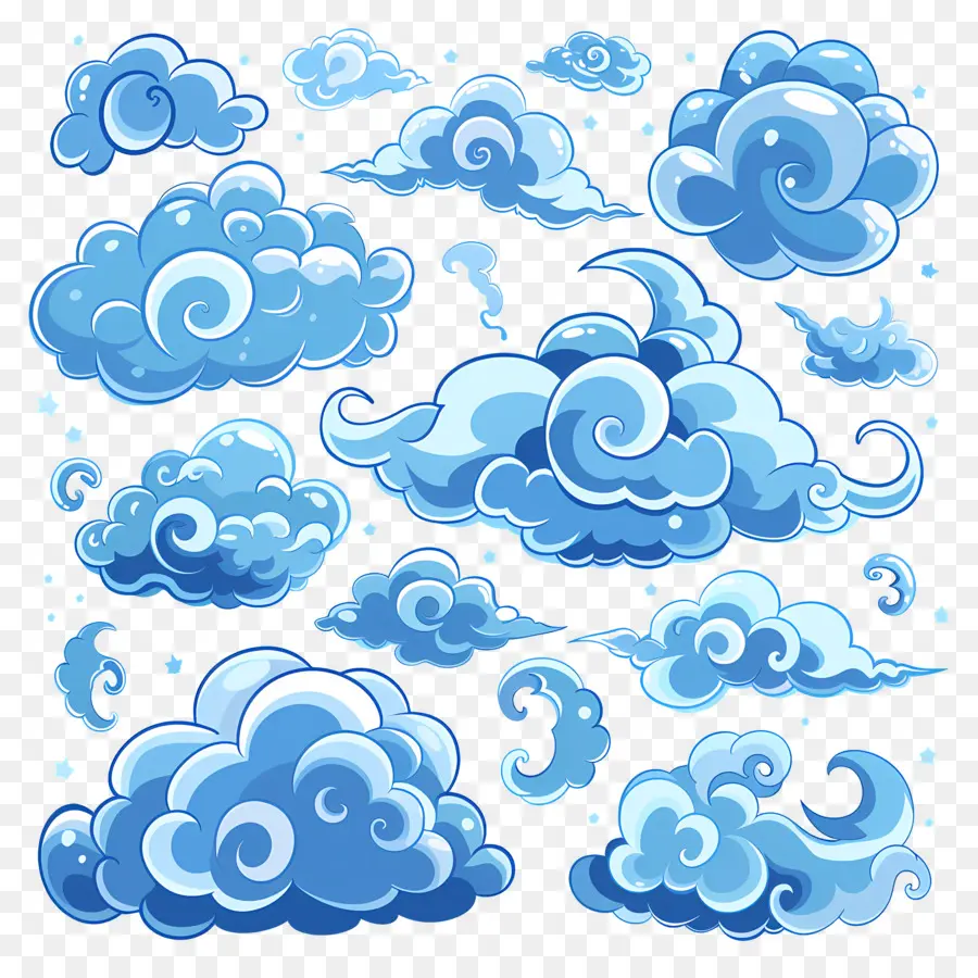 Nuages ​​bleus，Ciel PNG