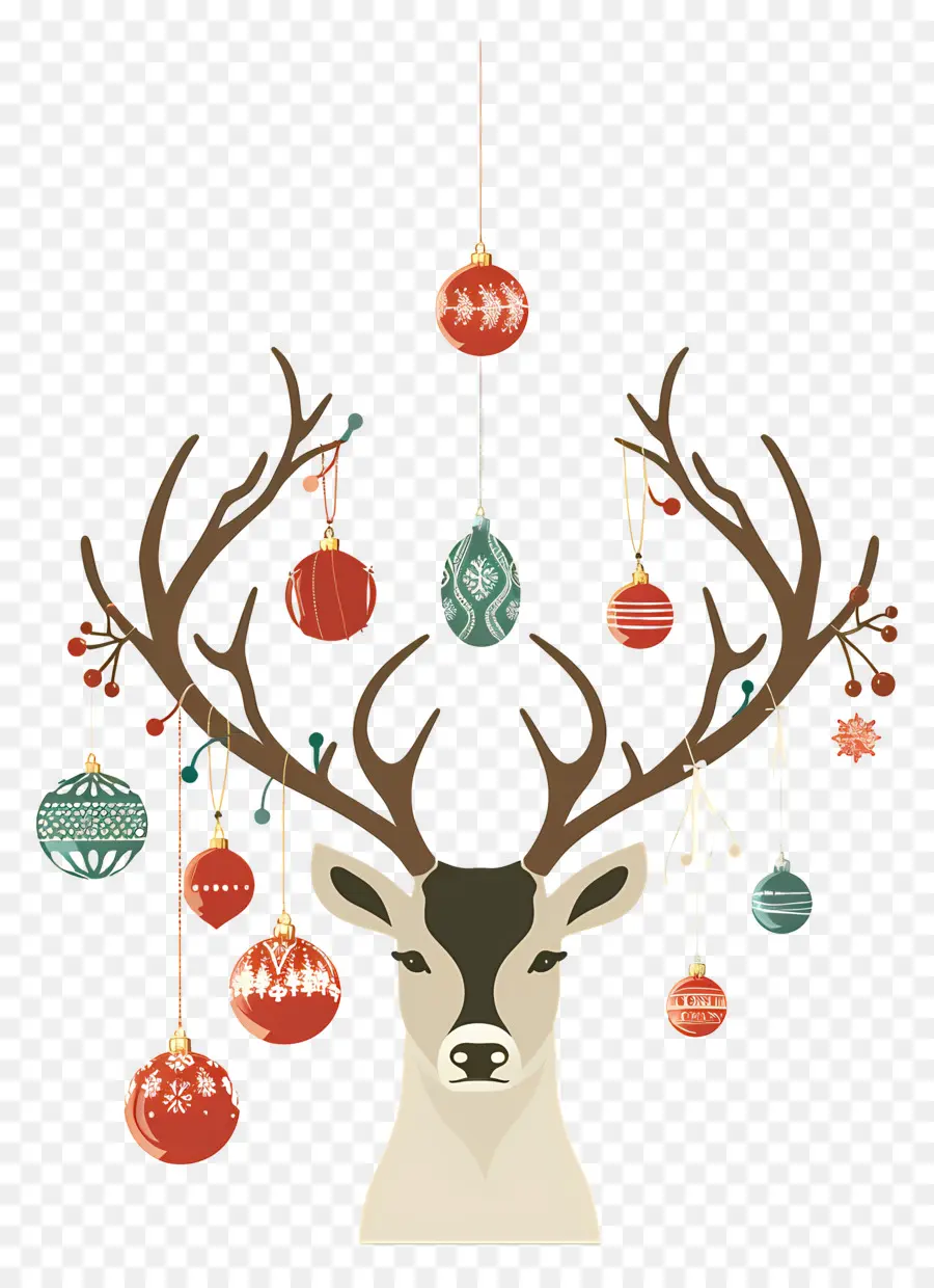 Cerf De Noël，Renne PNG