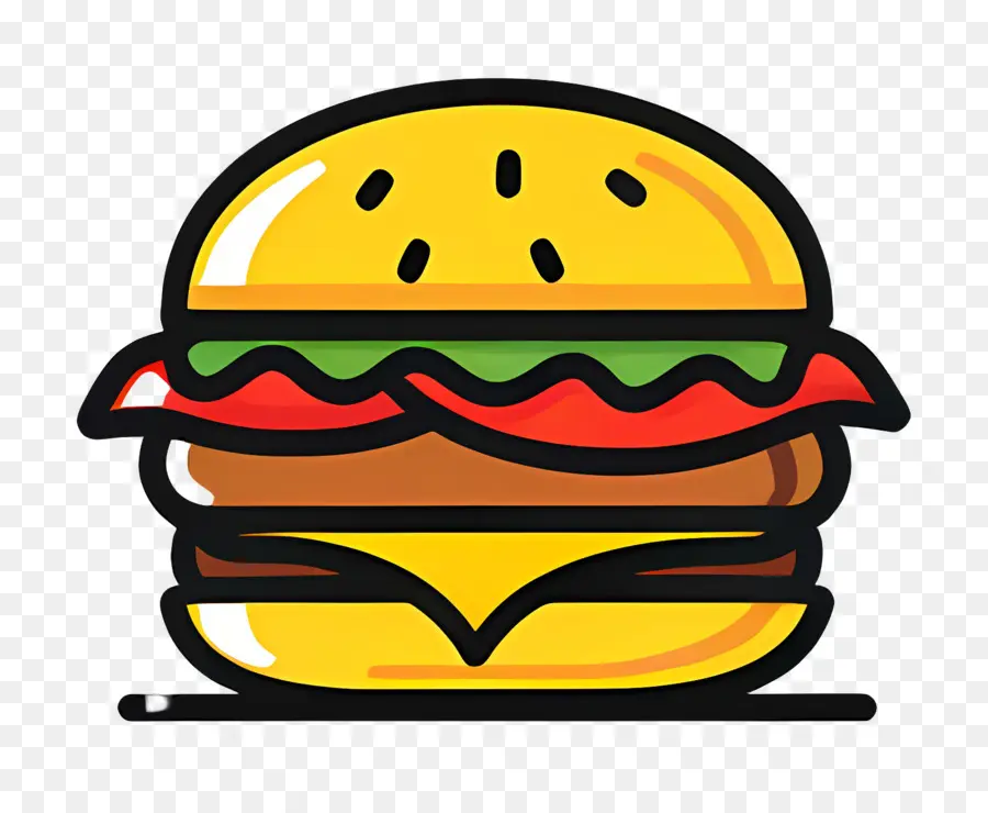 Logo De Hamburger，Hamburger Simple PNG