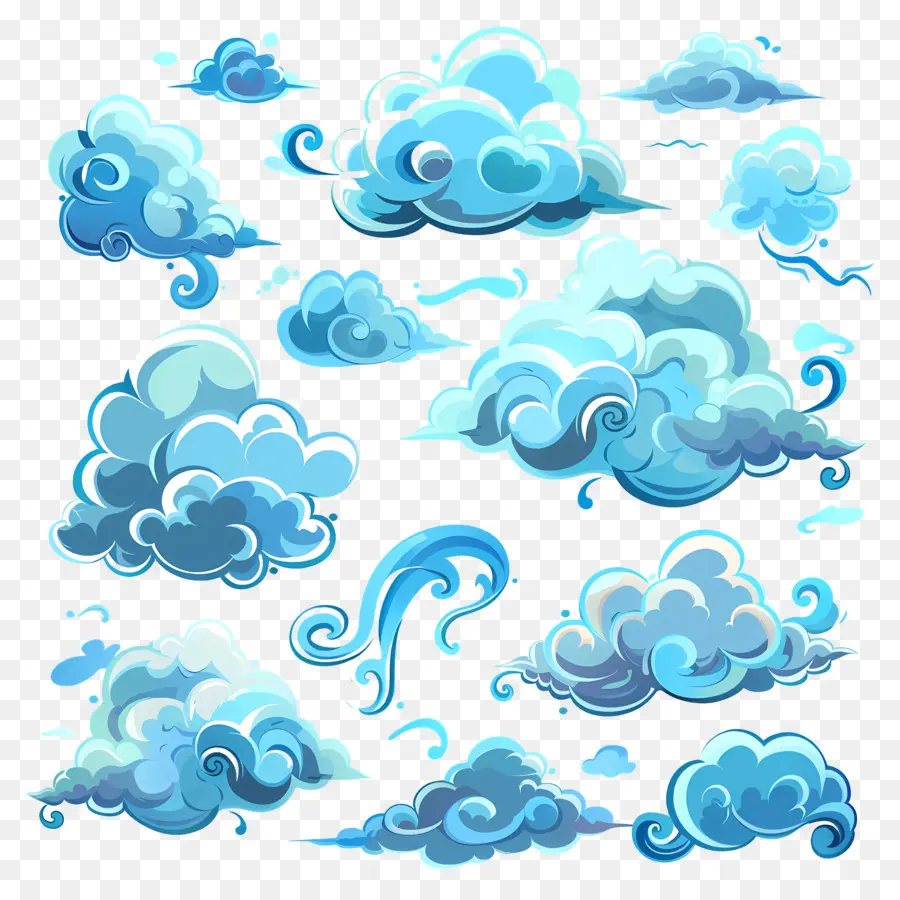 Nuages ​​bleus，Ciel PNG