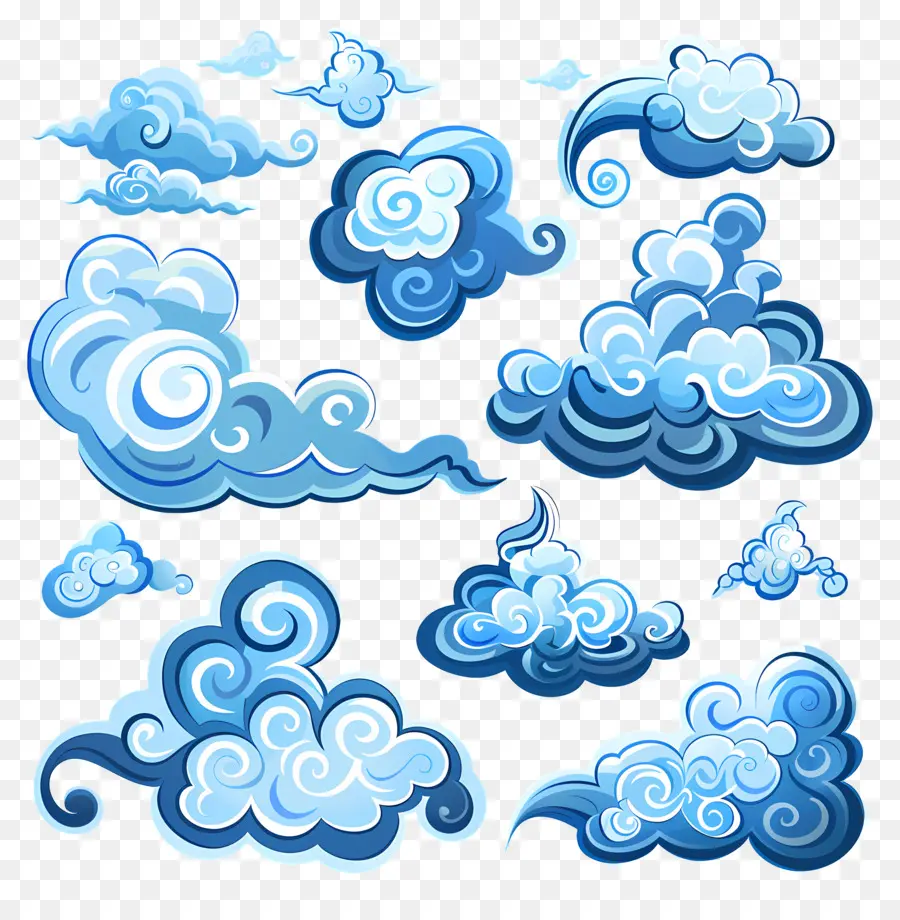 Nuages ​​bleus，Ciel PNG