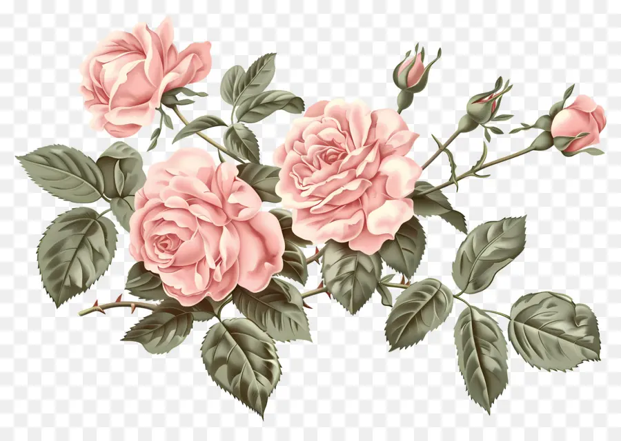 Roses Anciennes，Roses Roses PNG