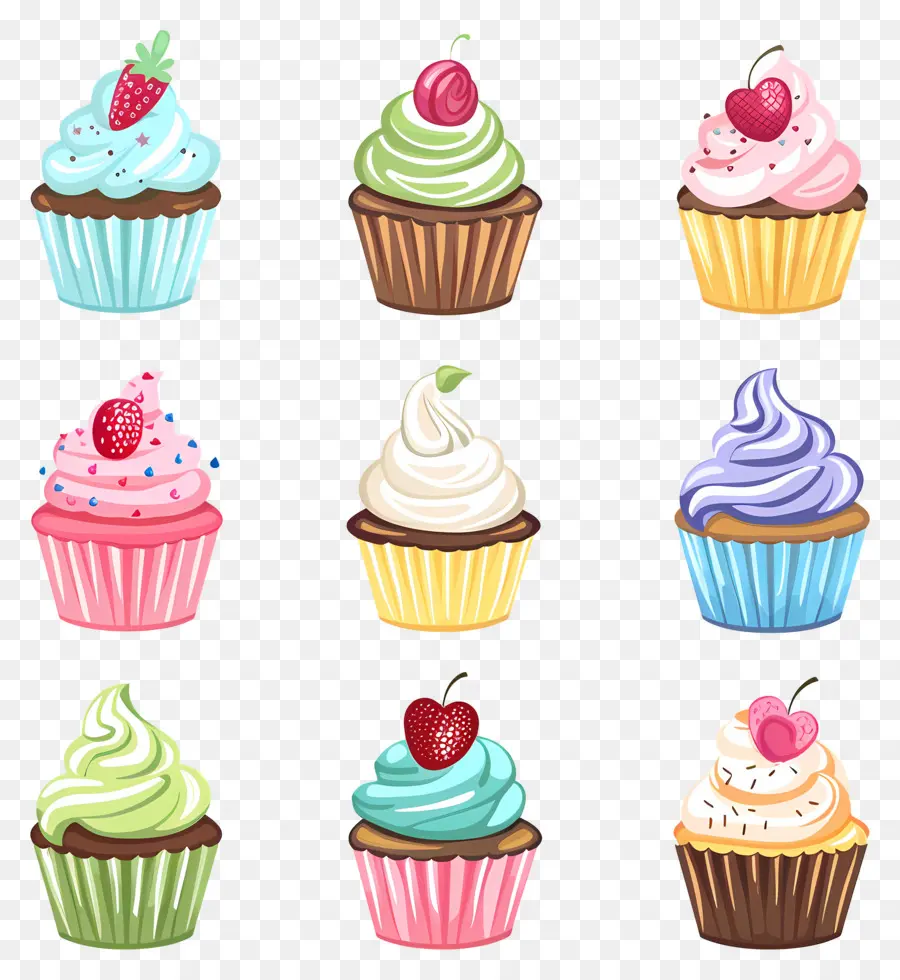 Petit Gâteau Mignon，Petits Gâteaux Colorés PNG