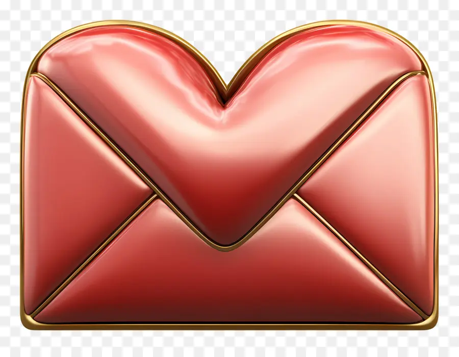 Courrier D'amour，Enveloppe Coeur PNG