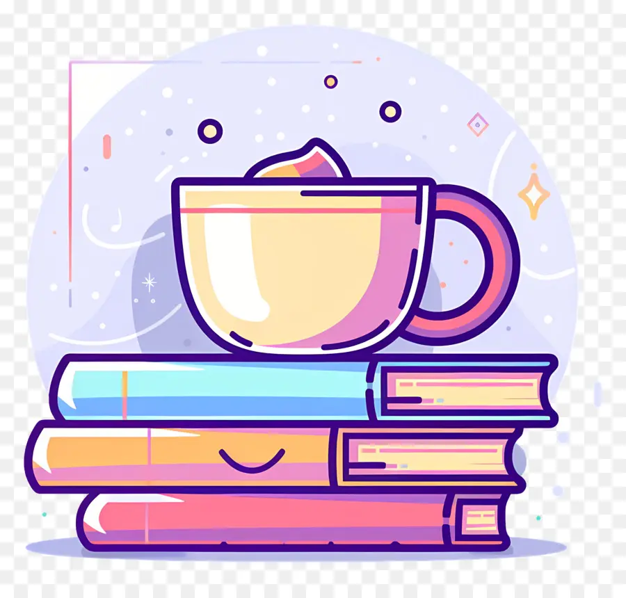 Livre Et Café，Coupe Sur Les Livres PNG