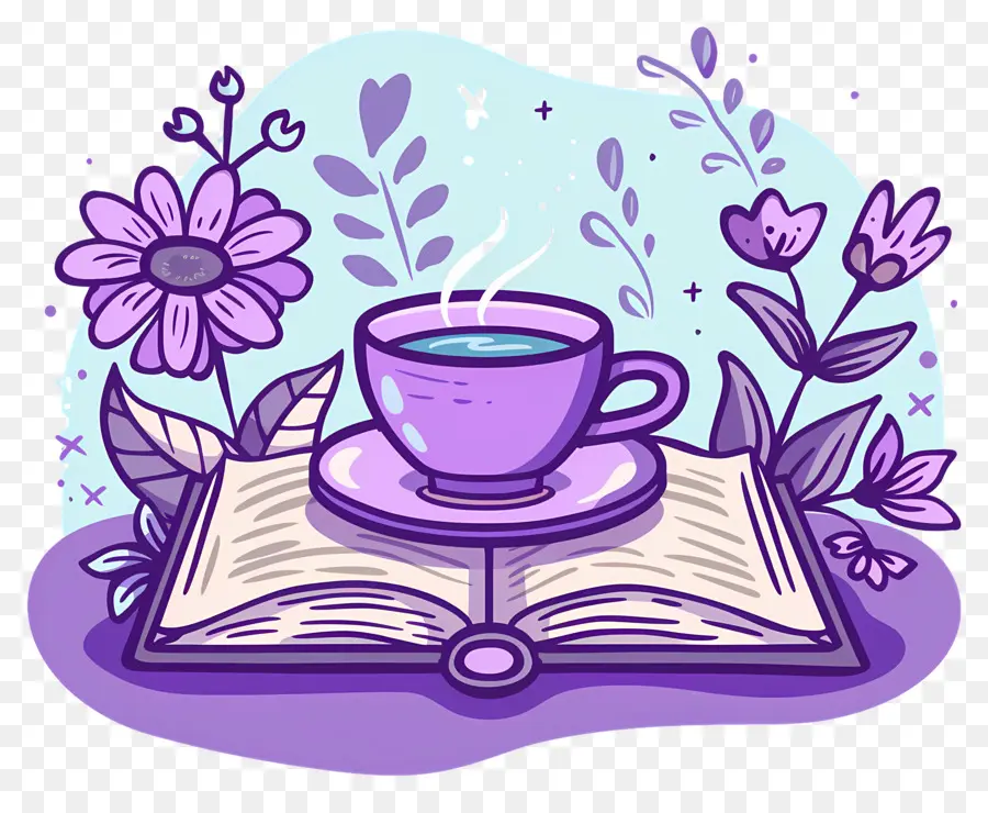 Livre Et Café，En Lisant PNG