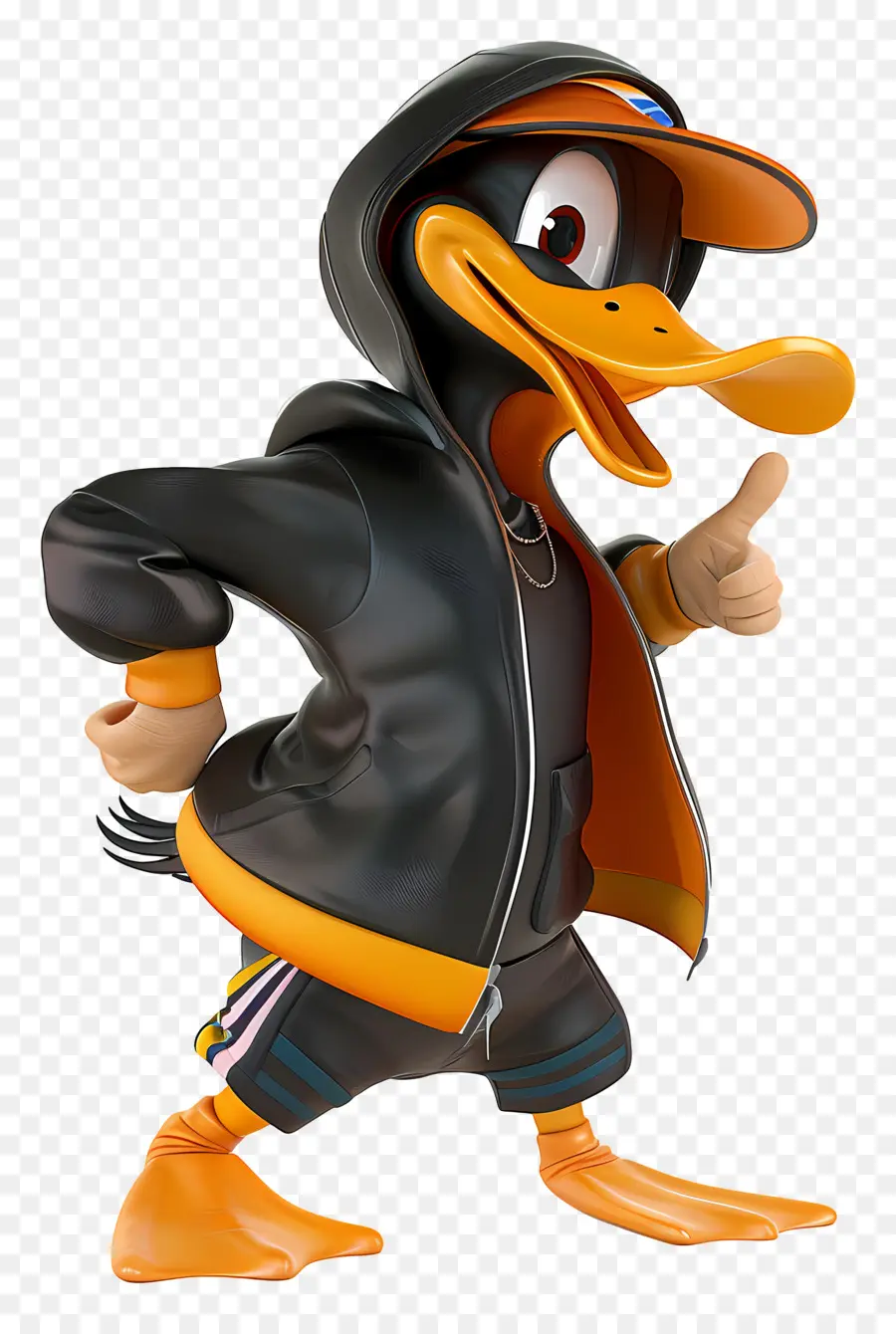 Daffy Canard，Canard Hip Hop PNG