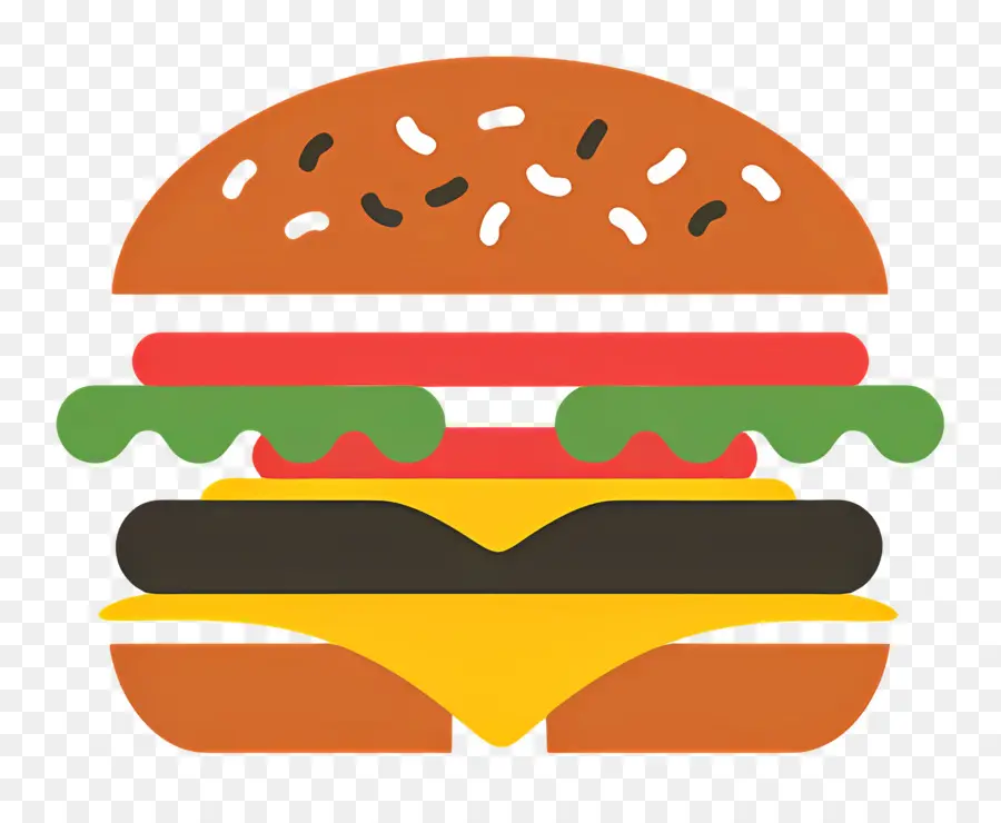 Logo De Hamburger，Hamburger Simple PNG