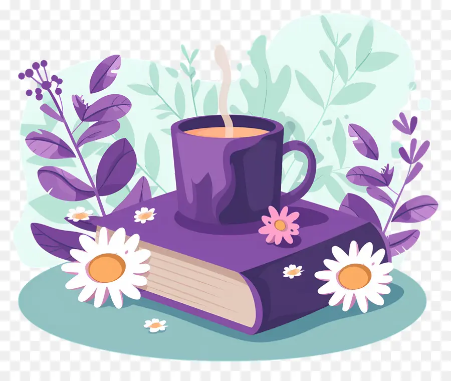 Livre Et Café，Livre Et Tasse PNG