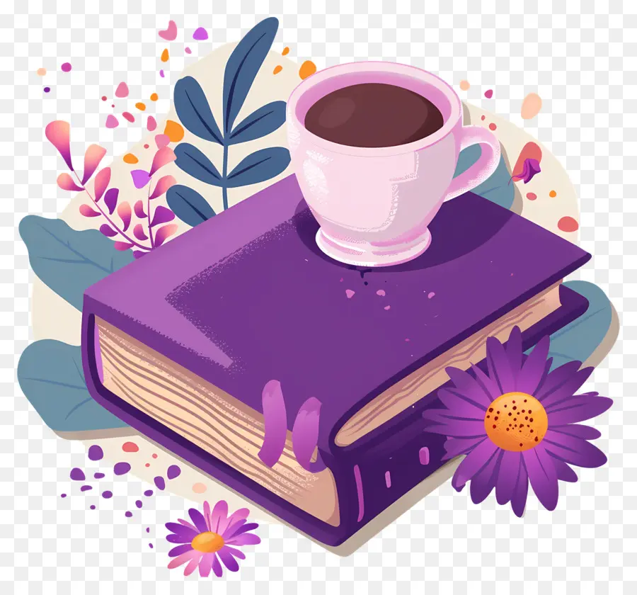 Livre Et Café，Livre Et Tasse PNG