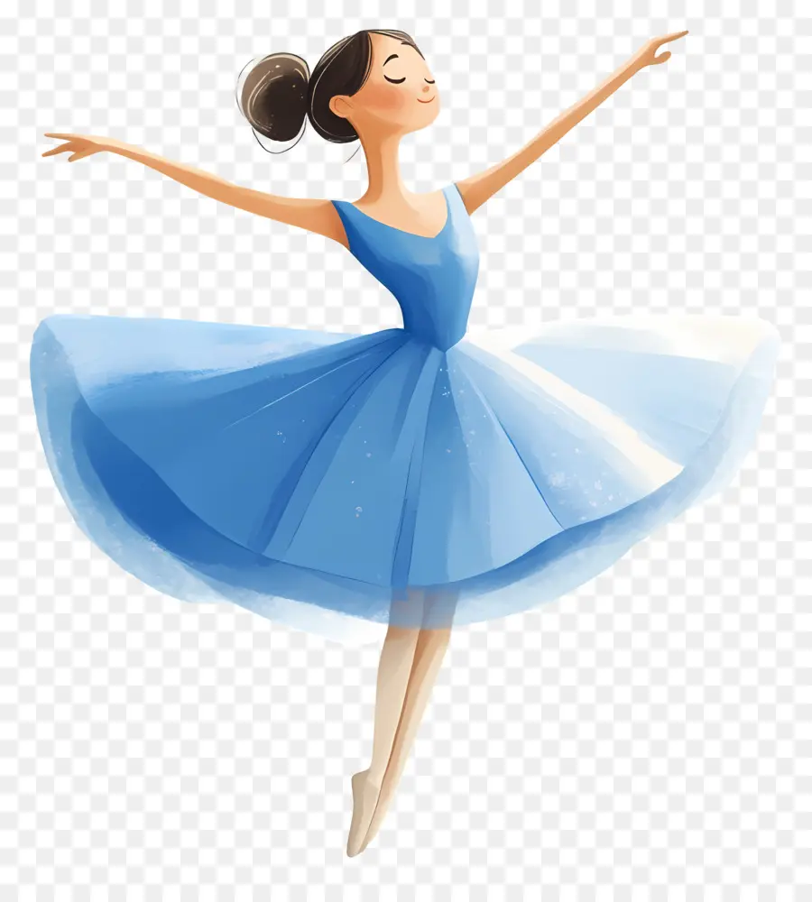 Ballet，Ballerine En Robe Rose PNG