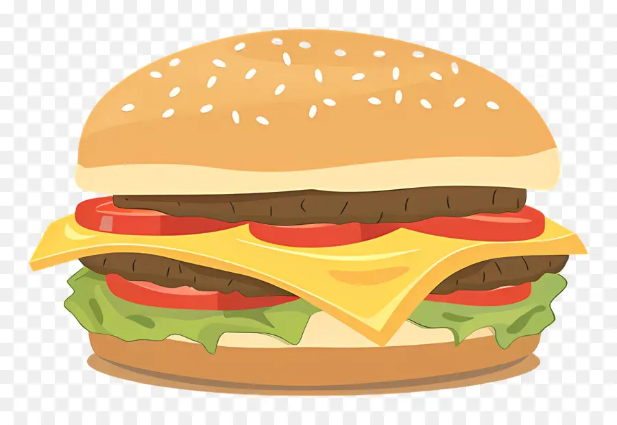 Logo De Hamburger，Hamburger De Dessin Animé PNG