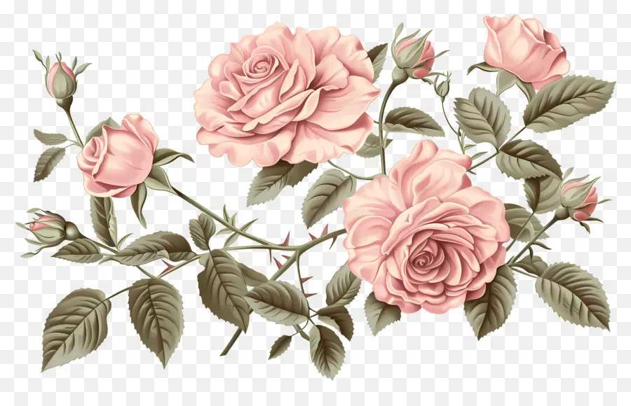 Roses Anciennes，Roses Roses PNG