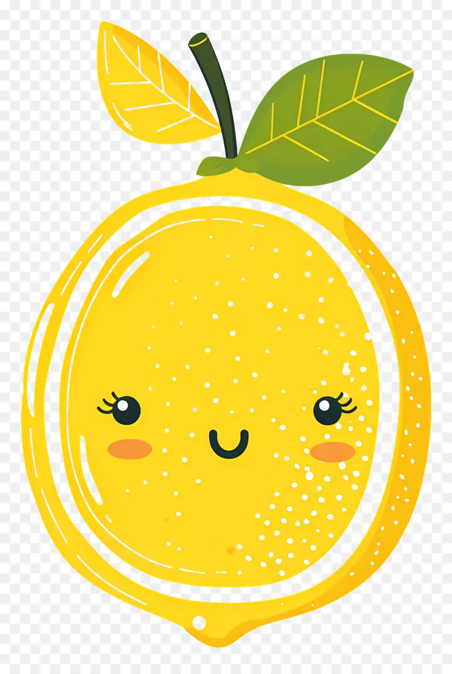 Citron Kawaii，Citron Mignon PNG