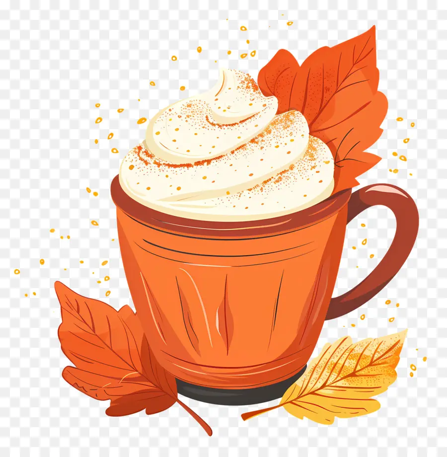 Café D'automne，Tasse à Café D'automne PNG