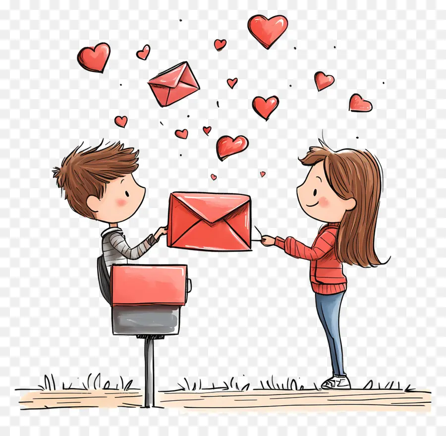 Courrier D'amour，Lettres D'amour PNG