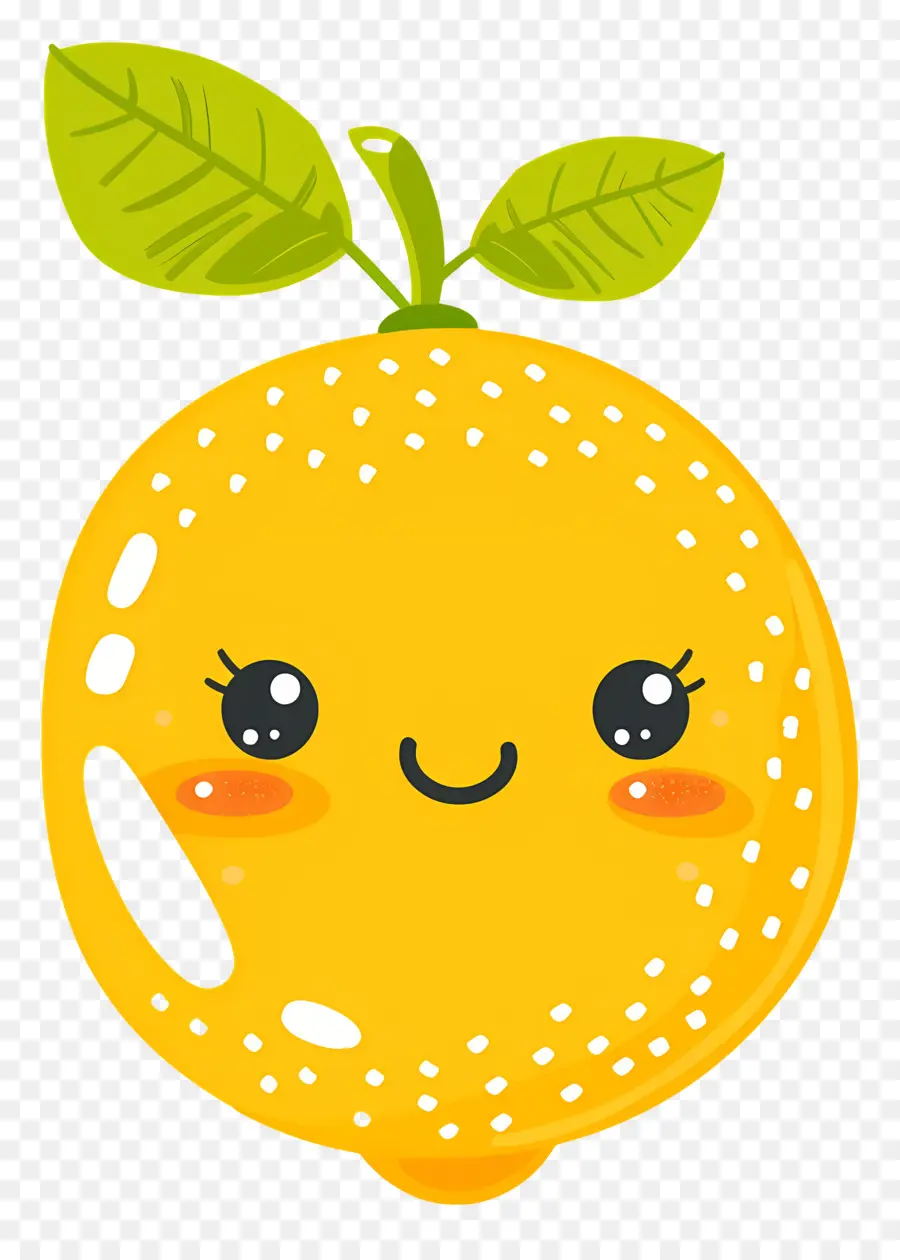 Citron Kawaii，Citron Mignon PNG