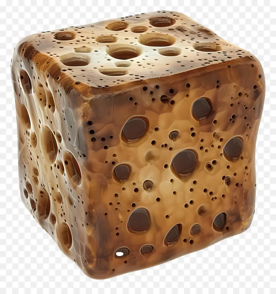 Pain Brun，Cube De Fromage PNG