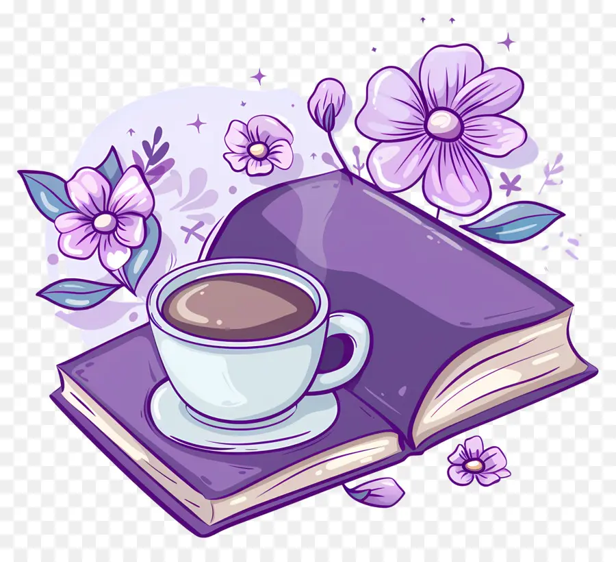 Livre Et Café，Livre Et Tasse PNG