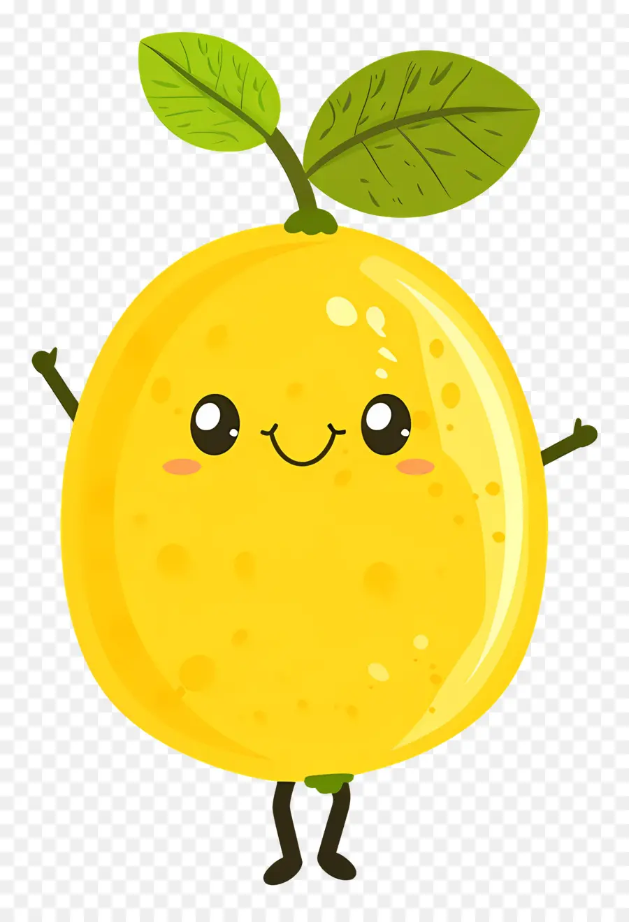 Citron Kawaii，Citron Mignon PNG