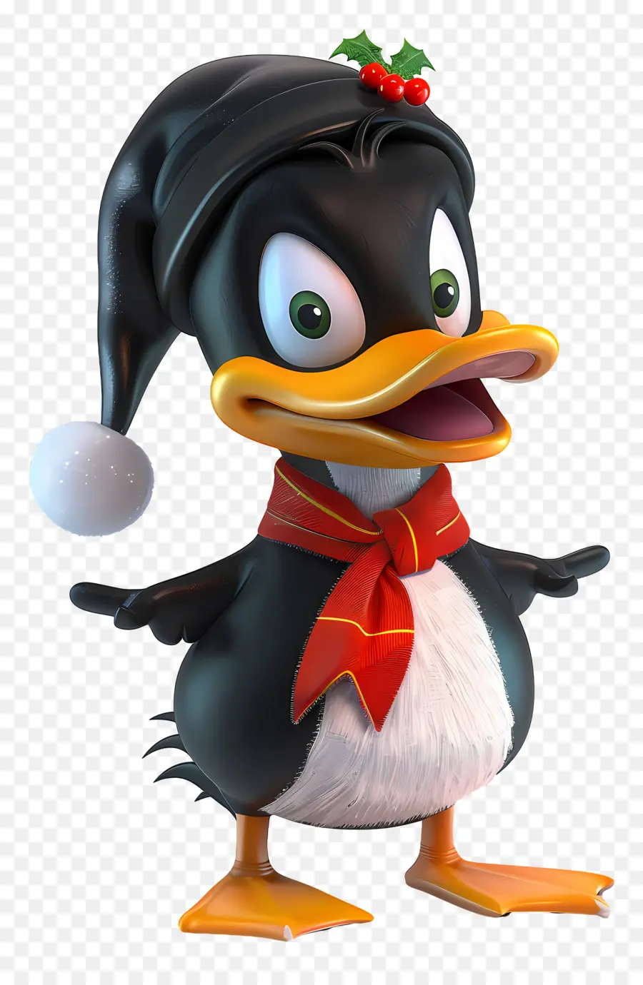 Daffy Canard，Pingouin Festif PNG