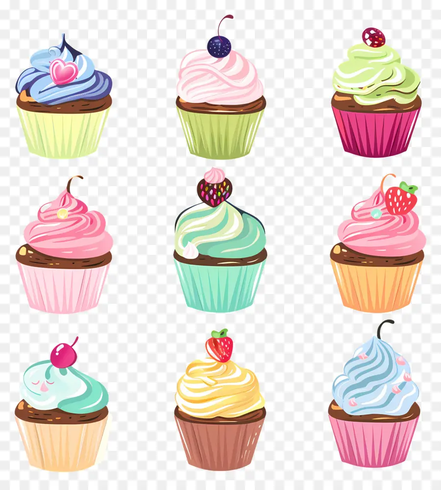 Petit Gâteau Mignon，Petits Gâteaux Colorés PNG