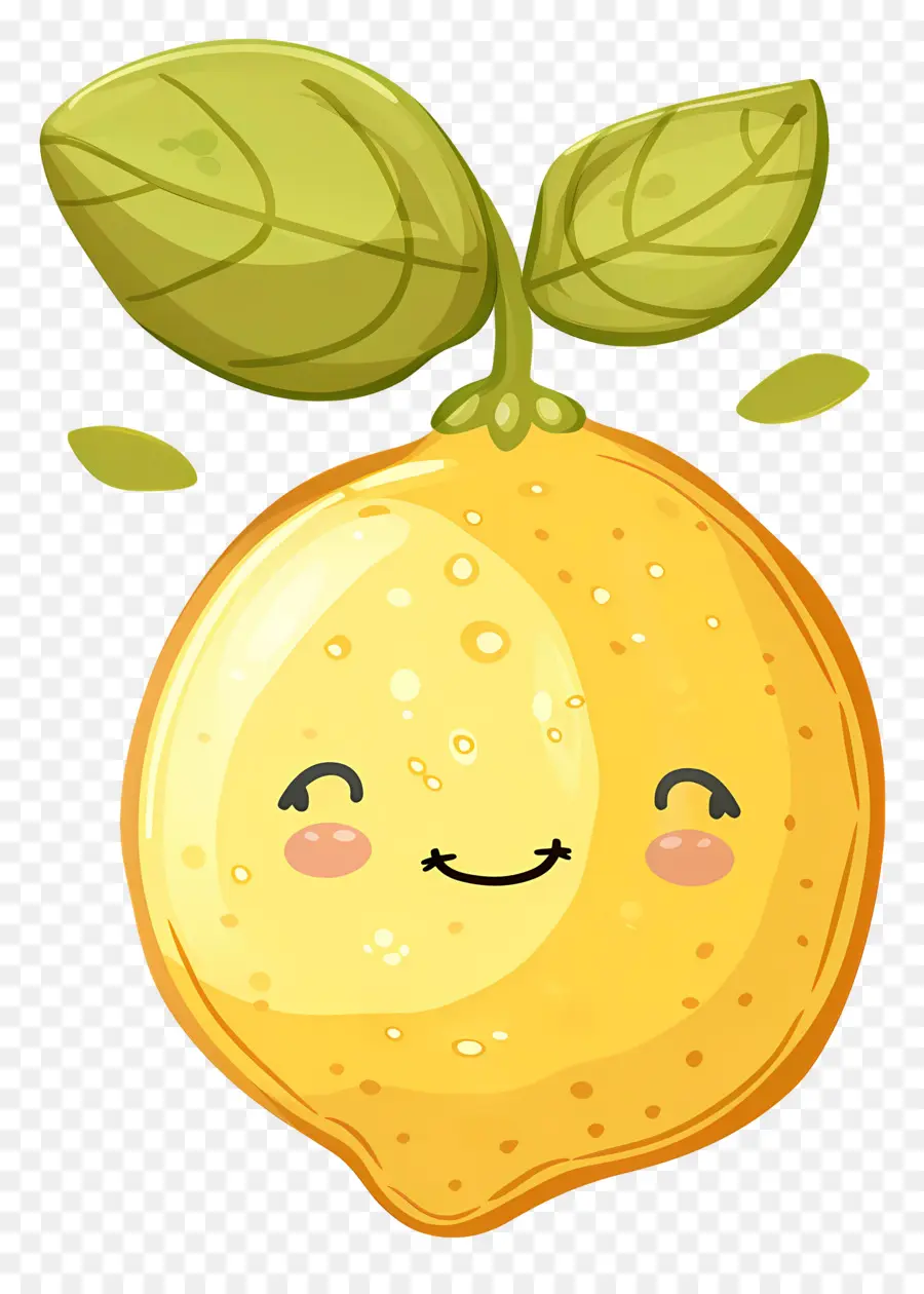 Citron Kawaii，Citron Mignon PNG